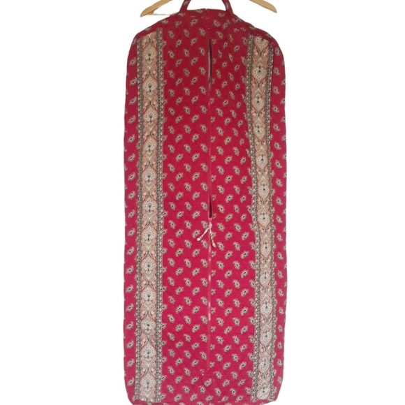 Vera Bradley Bags Vintage Vera Bradley Quilted Garment Bag Red Paisley Poshmark